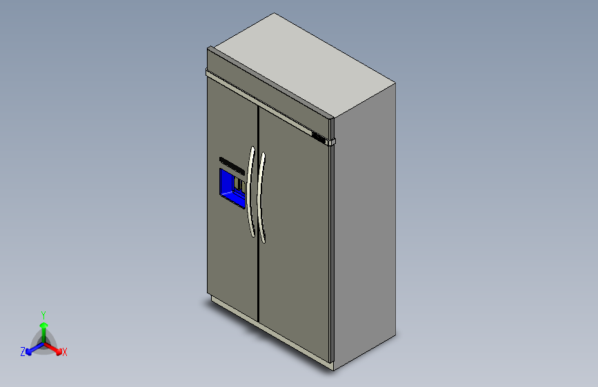 B3000074-KitchenAid 48英寸双门对开内置冰箱