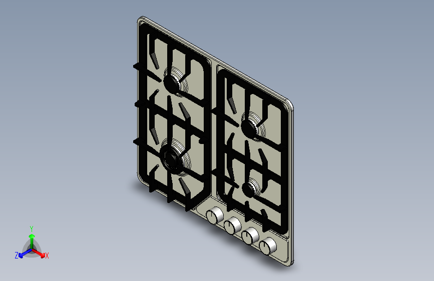 B3000099-内置燃气烧烤架