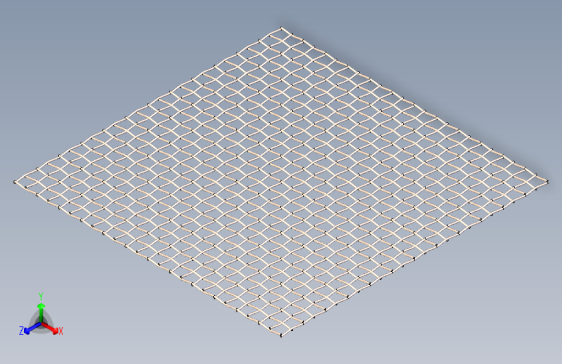 B3000103-金属丝网，2x2铜丝网，