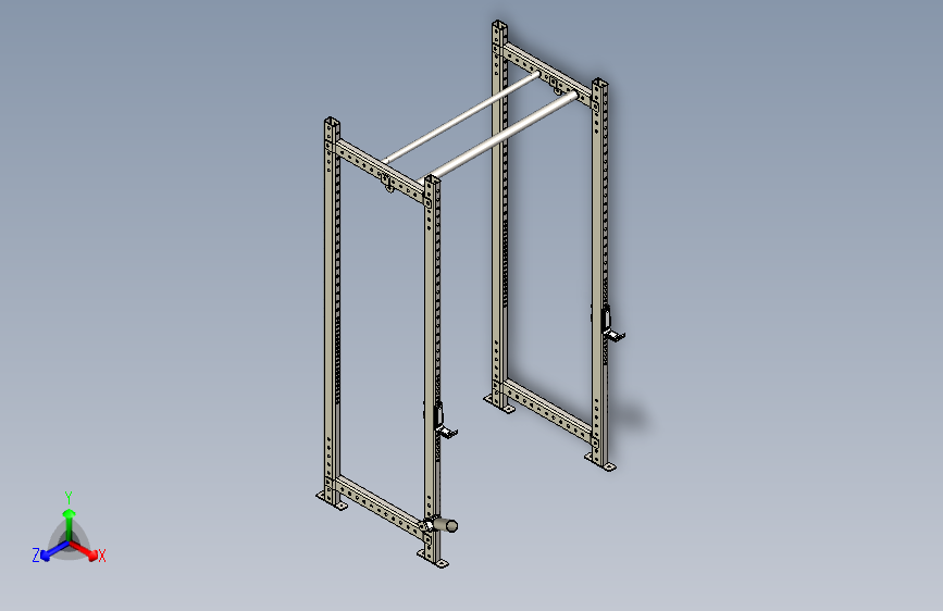 B3000136-深蹲架带引体向上杆