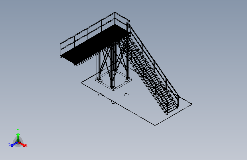 B3000264-独立式消防逃生梯