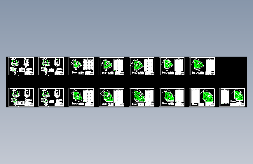 全套扇形混凝土排水检查井CAD图纸--1254519-22