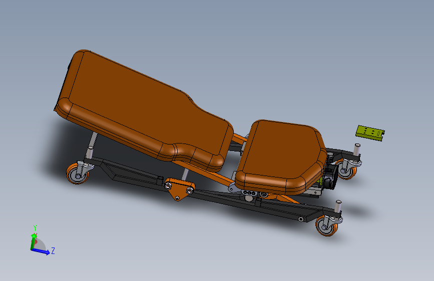 电动升降式修车躺板 sw18