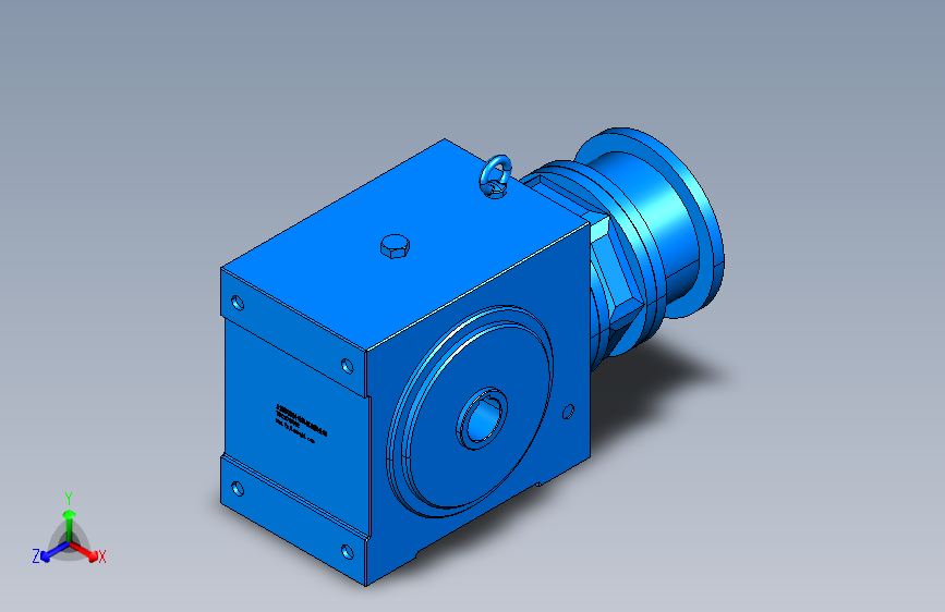机型号75功率2.2KW SBD-J型（卧力式）减速机