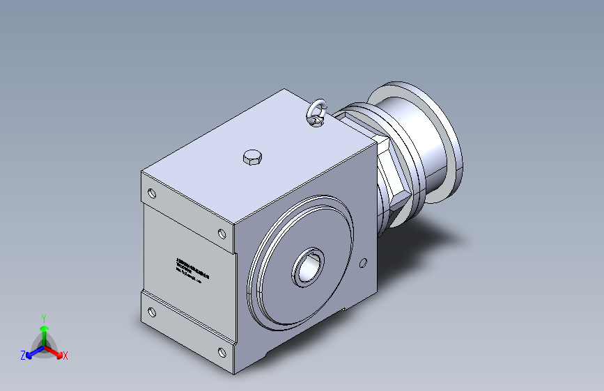 机型号75功率3KW SBD-J型（卧力式）减速机