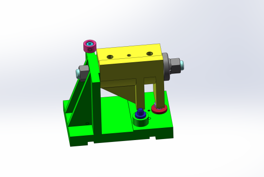 831003拨叉加工工艺及铣30×80台阶面【顶面】【含三维solidworks】3