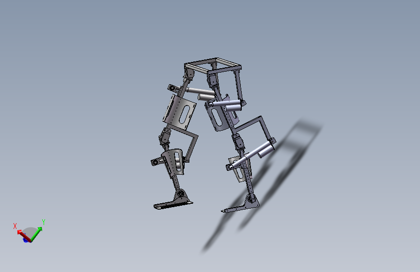 辅助步行训练机器人机构设计含三维图948533