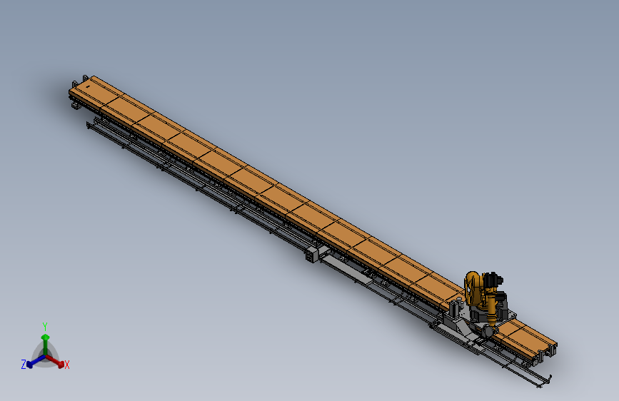 15米机器人地轨