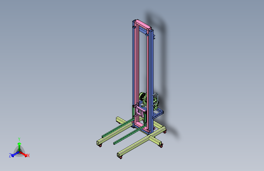 6米高空消防水带抬升装置