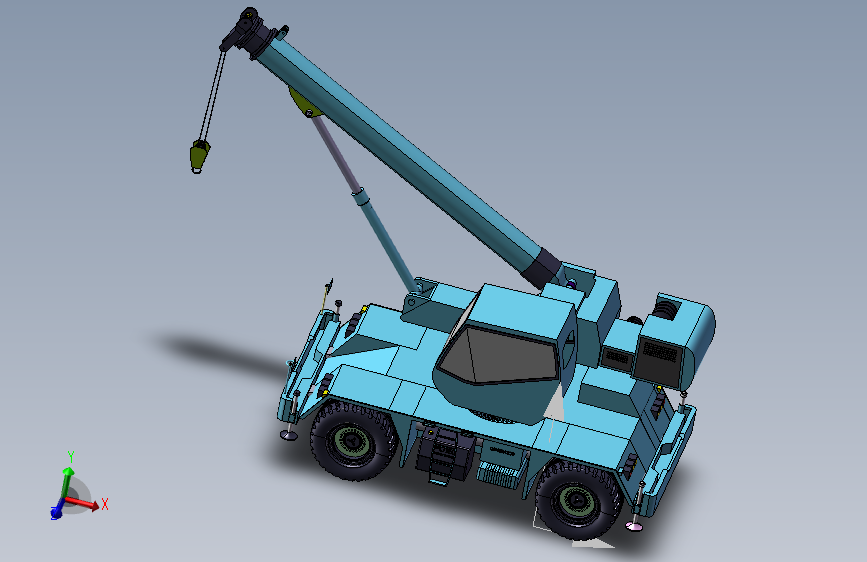 吊机起重机模型