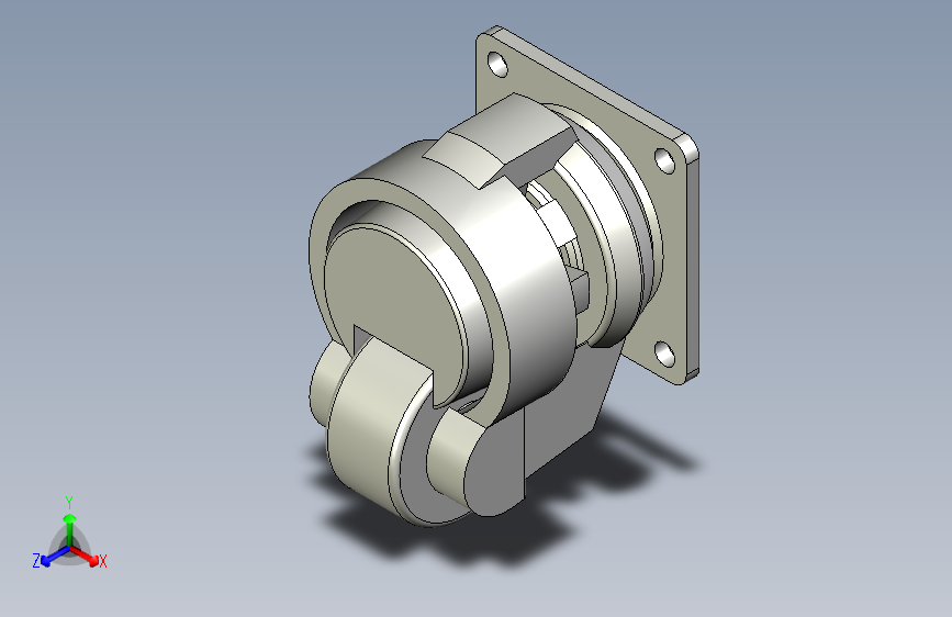 爱安特AT脚轮EL-50P-M