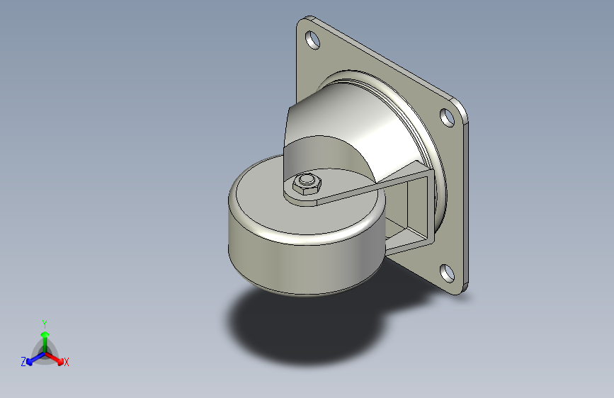 爱安特AT脚轮TMSH-100-1-B