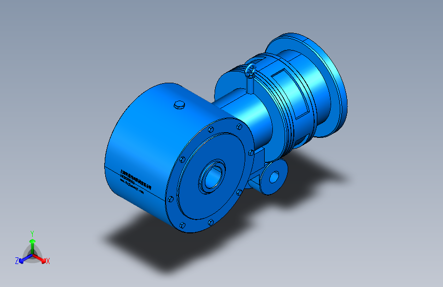 机型号50功率0.75KW SBD-P型（悬挂式）减速机