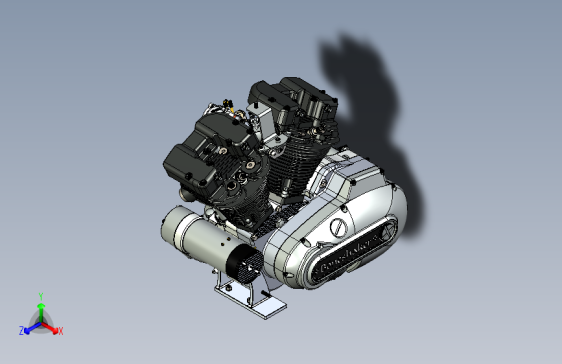 哈里戴维森xlh1000发动机