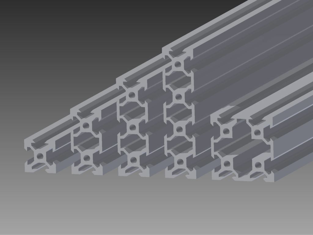 A2000360-多套开放构建 V 槽线性导轨铝型材