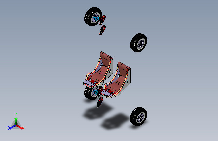 A2000461-卡丁车钢管车