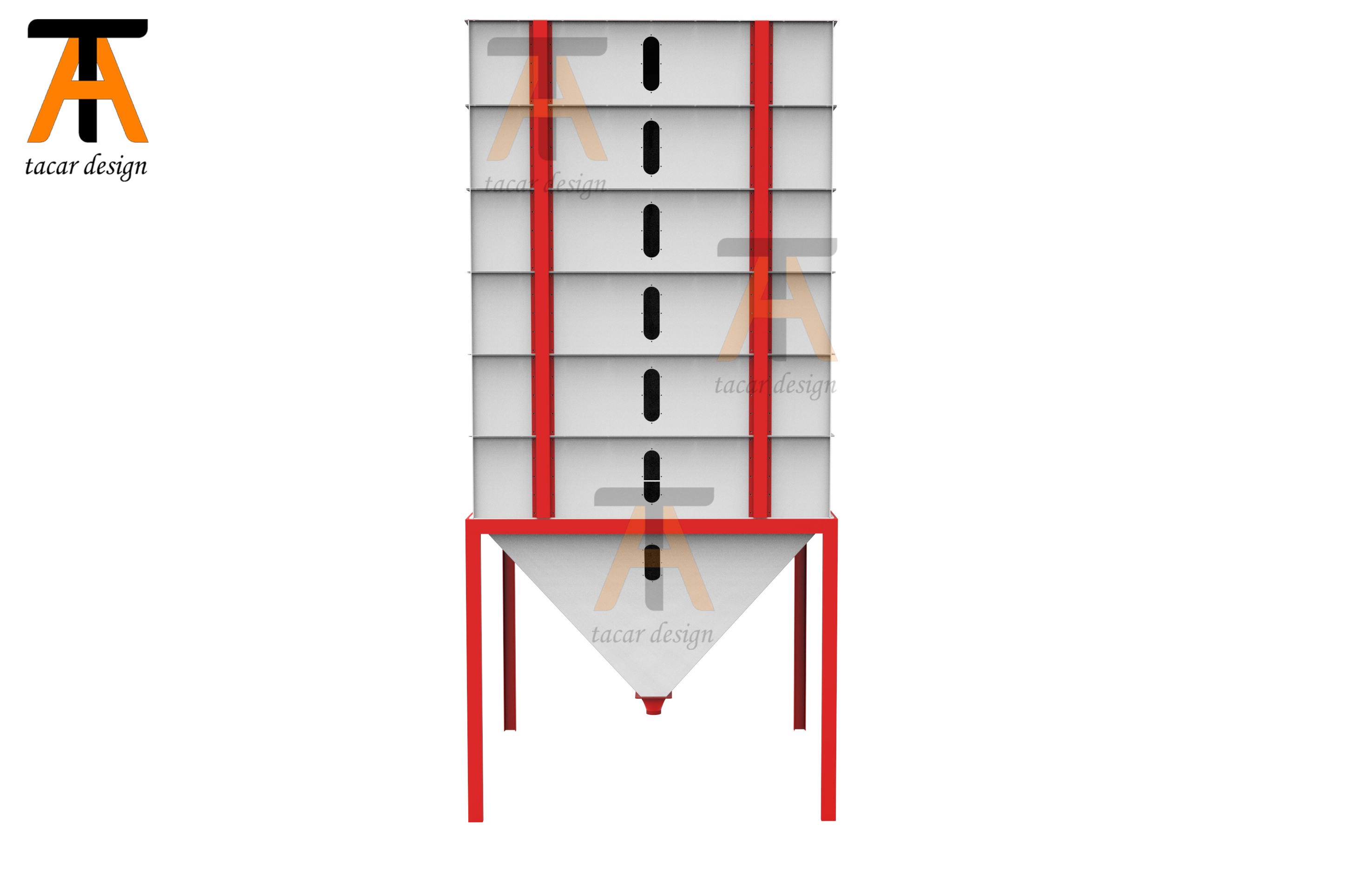 A3000446-卡雷筒仓 (方形筒仓)