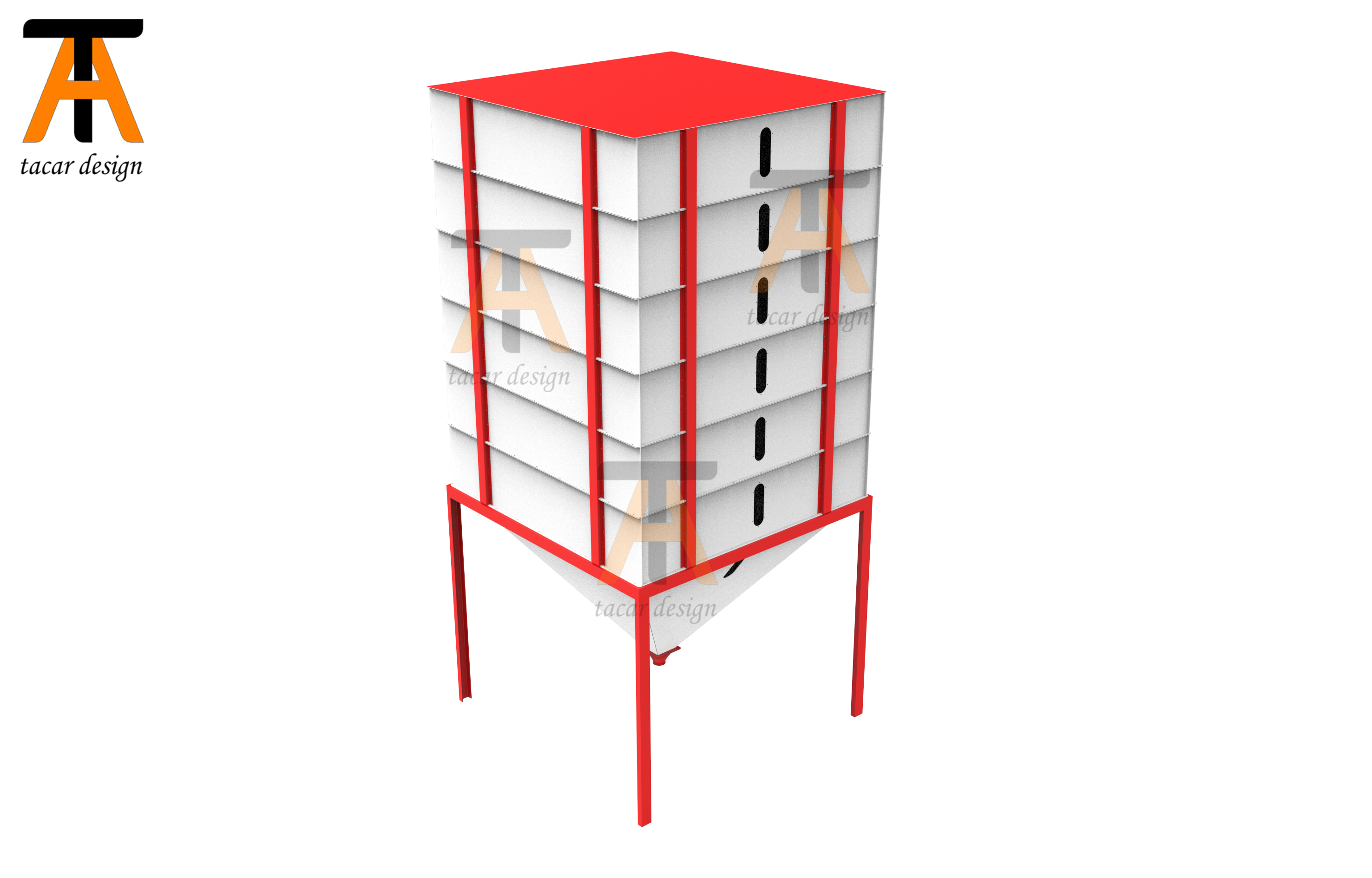 A3000446-卡雷筒仓 (方形筒仓)