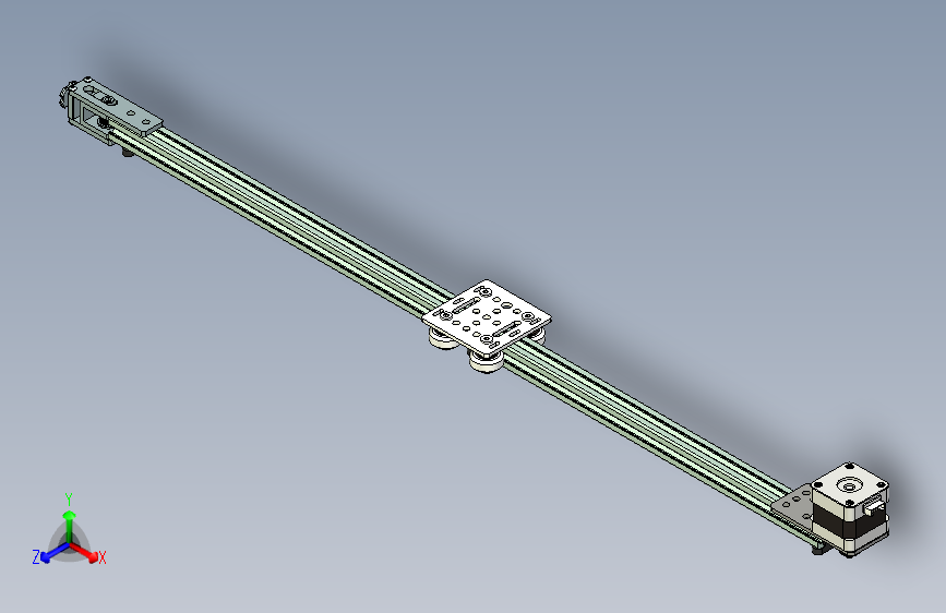 2020滑动42步进电机(nema17)正时皮带张紧器托架
