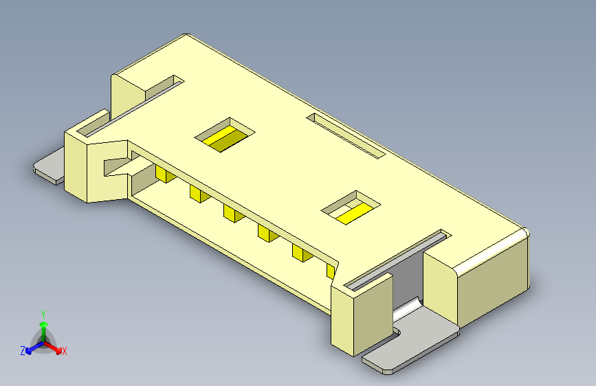 molex 1.25mm毫米6针连接器