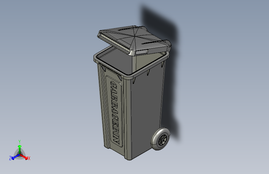 垃圾桶garbage-bin-4 2 STP