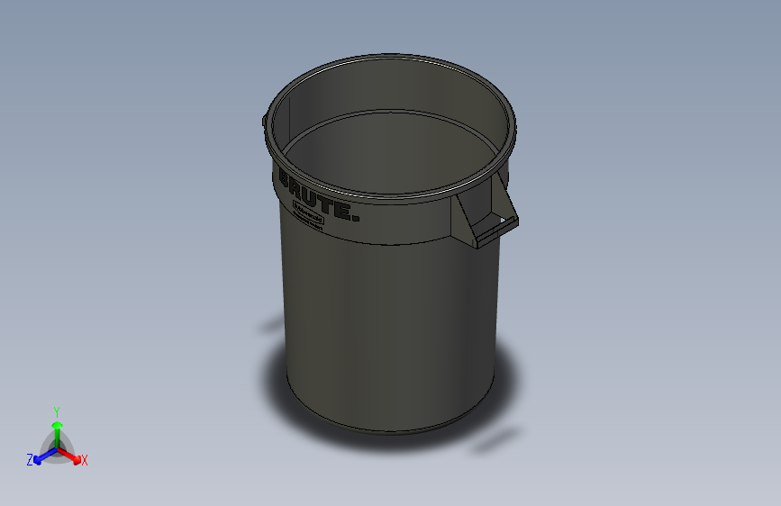 垃圾桶rubbermaid-brute-trash-can-1 4 STP 