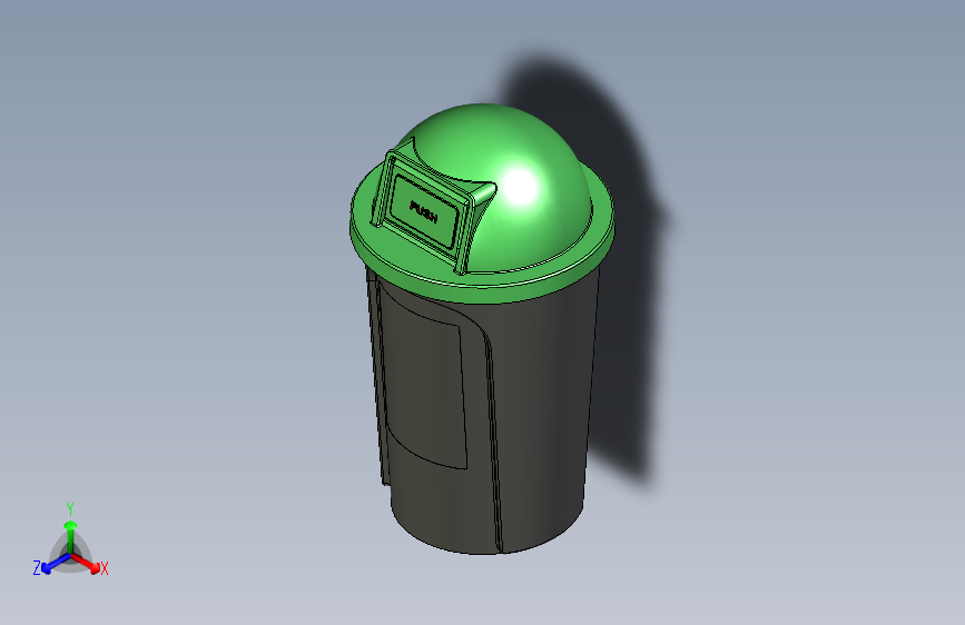 垃圾桶trash-can-used-in-public-places-