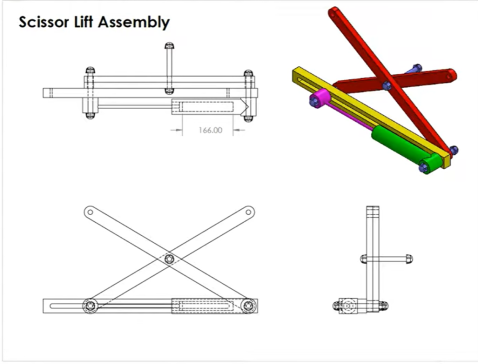 剪式升降机组件-CSWA