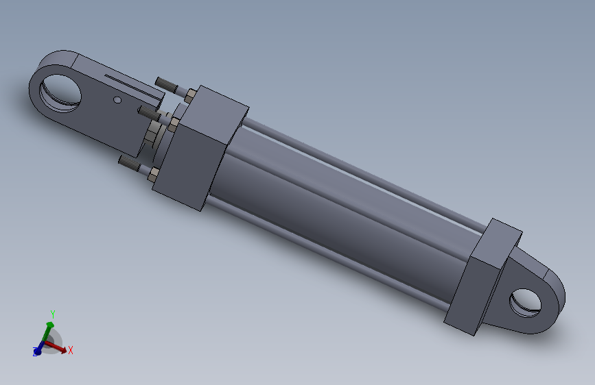 横拉杆液压缸（前后眼）63x45x240mm