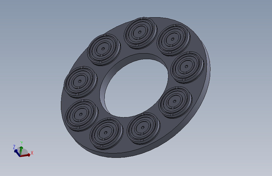 液压泵的板式和圆柱形活塞盖