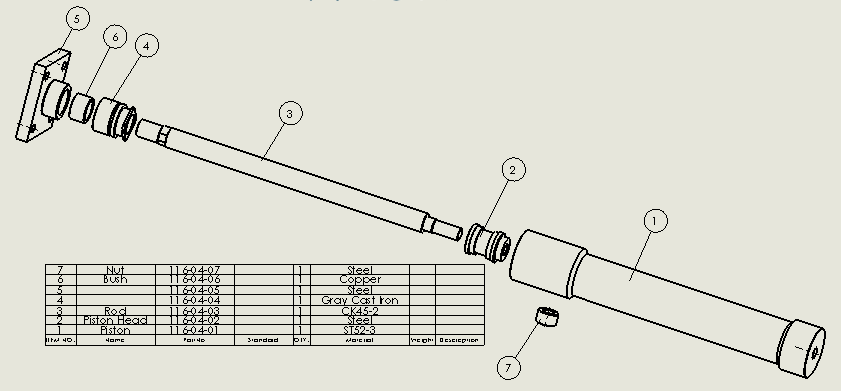 双作用液压缸(紧凑型管(缸)法兰安装)40x25x250mm