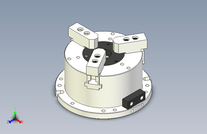 MO系列前置立式中空动力卡盘MO-10