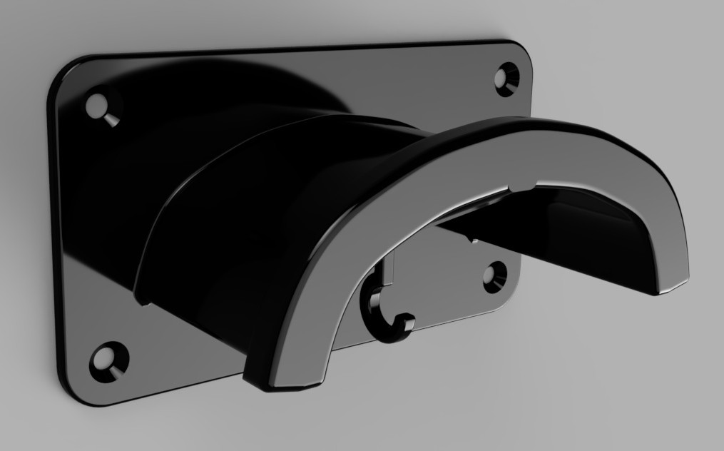 A0000399-LS2头盔壁挂架，带内置钥匙扣