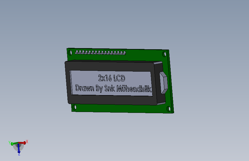 2x16液晶显示器，带表头