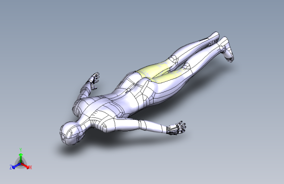 B2000340-男人人体模型