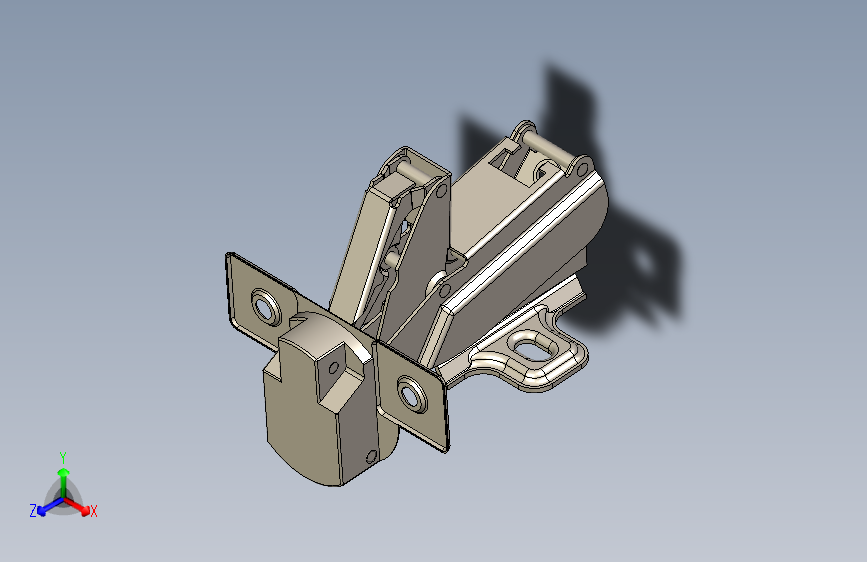 B2000348-隐藏铰链 170 度