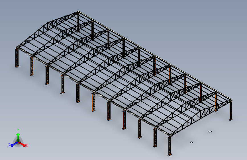 B2000426-钢结构工厂大楼