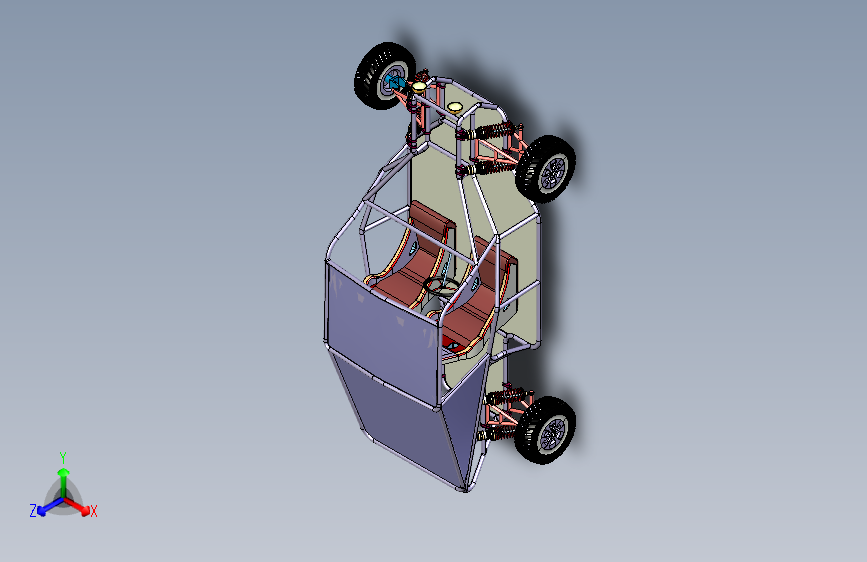 B2000461-卡丁车钢管车