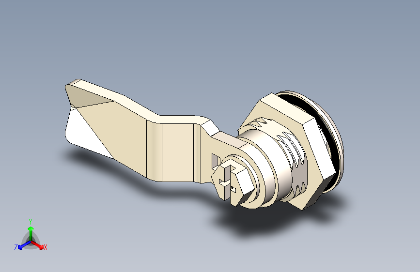 B2000475-四分之一转面板锁