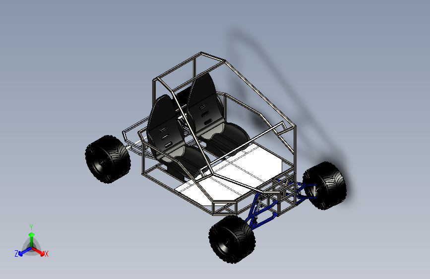 B2000527-卡丁车越野车钢管车