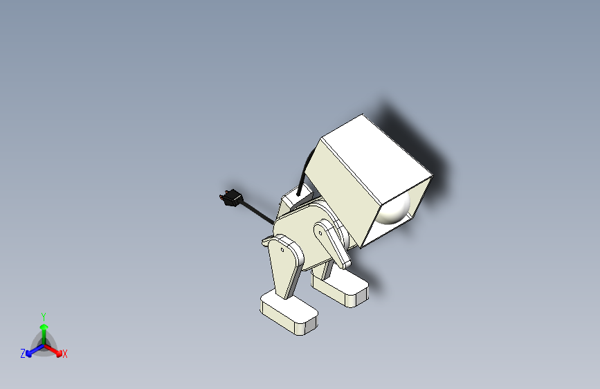 B3000386-霸王龙木桌台灯