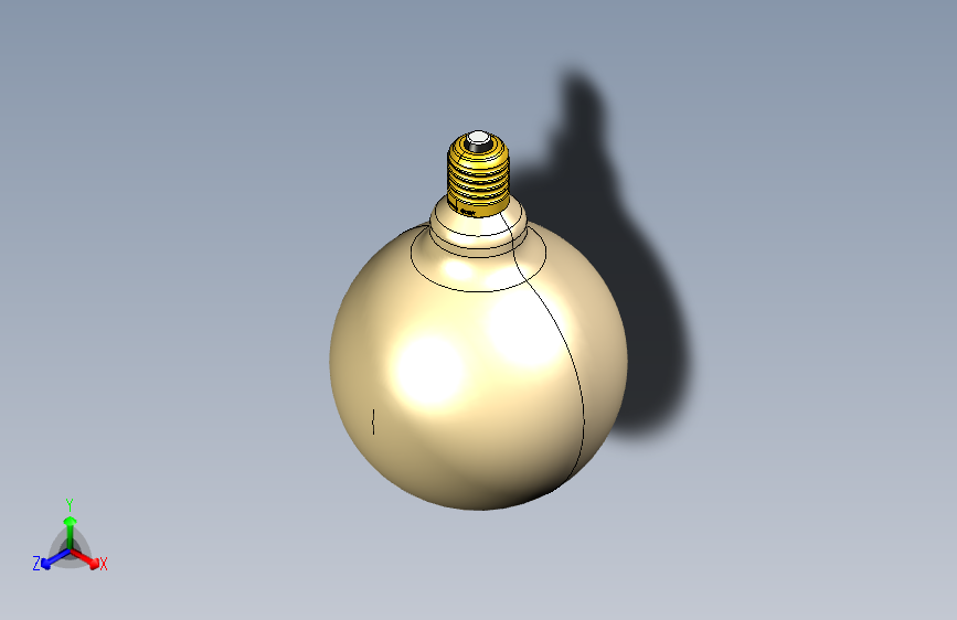 B3000418-复古灯丝灯泡 125mm 40W E27