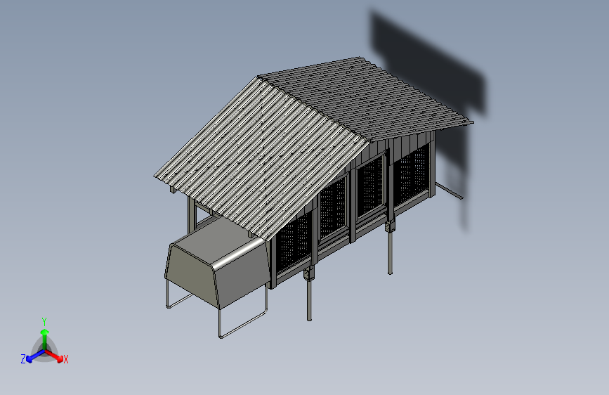 B3000538-鸡舍鸡窝