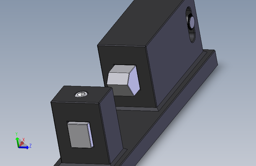 刀口式夹紧器工装夹具 STEP+IGS格式