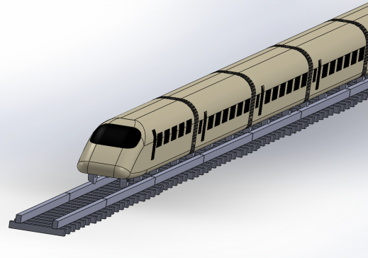 A2000556-子弹头列车