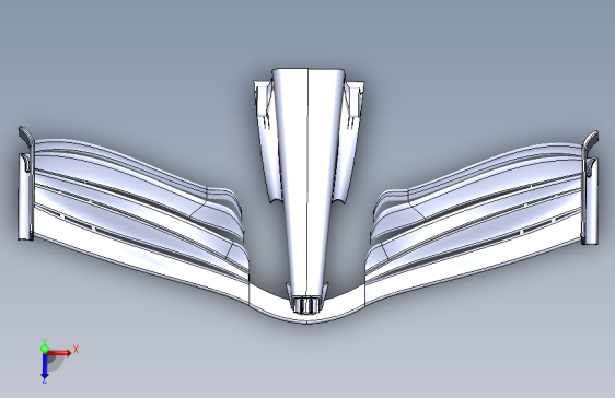 A2000735-红牛RB16B前翼2021赛车