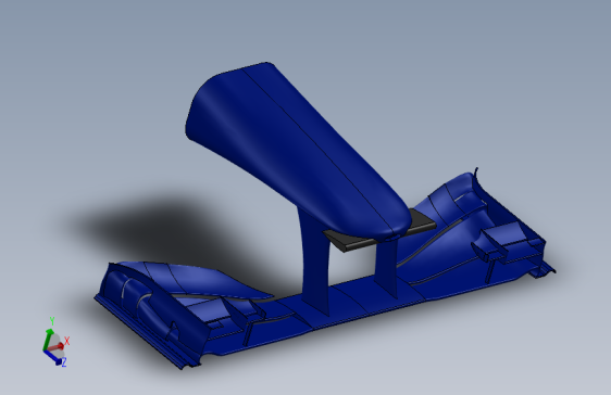 A2000738-红牛 2011 F1赛车 前翼