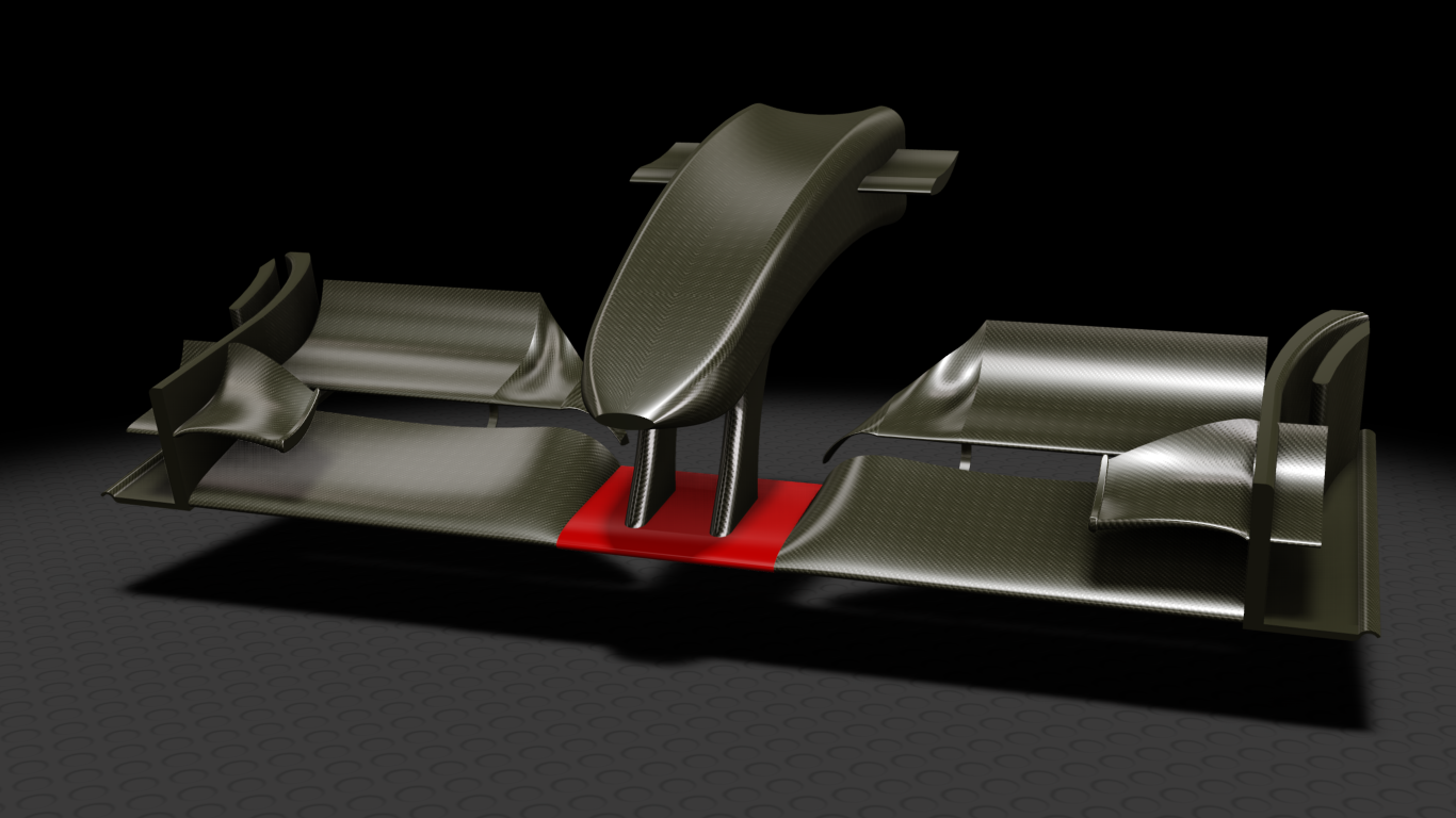 A2000748-一级方程式赛车前翼