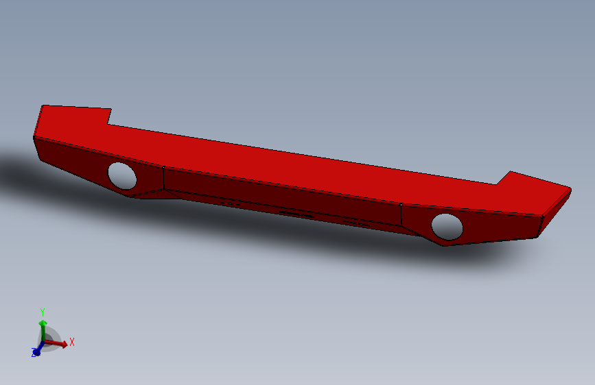 A3000638-吉普牧马人前保险杠 3