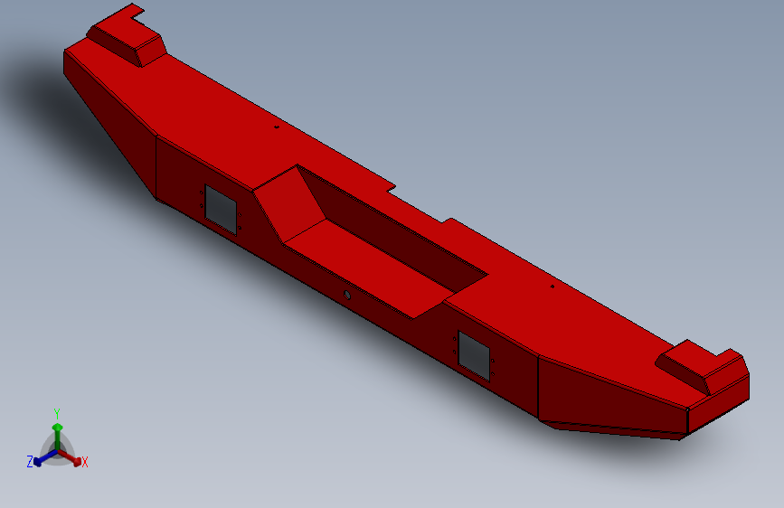 A3000642-吉普牧马人后保险杠 1